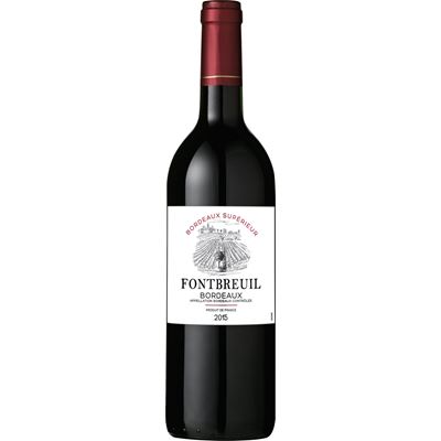 FONTBREUIL Bordeaux Superieur Rouge Vörösbor 14% 750 ml