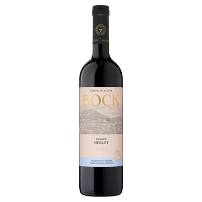 BOCK Merlot Klasszikus Száraz Vörösbor 14% 750 ml
