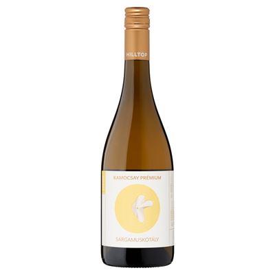 KAMOCSAY Hilltop Prémium Neszmélyi Sárgamuskotály Száraz Fehérbor 12% 750 ml