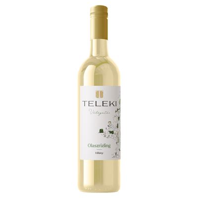 Teleki Válogatás Villányi Olaszrizling száraz fehérbor 12% 0,75 l