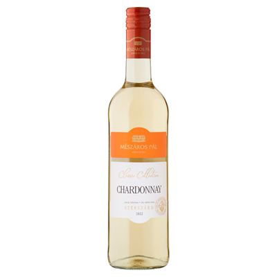 MÉSZÁROS PÁL Szekszárdi Chardonnay Száraz Fehérbor 750 ml