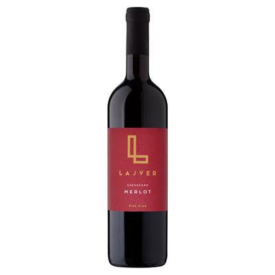 LAJVER Szekszárdi Merlot Száraz Vörösbor 13% 750 ml