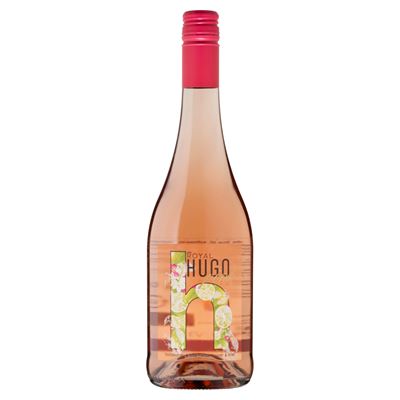 Hugo Royal Hugo Pink Bodzavirág-lime Ízű Szénsavas Ízesített Boralapú Ital 7,3% 750 ml