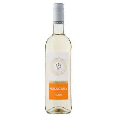 Ostoros Felső-Magyarországi Muskotály félédes fehérbor 11% 750 ml