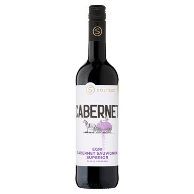 SOLTÉSZ Egri Cabernet Sauvignon classicus száraz vörösbor 13,5% 750 ml
