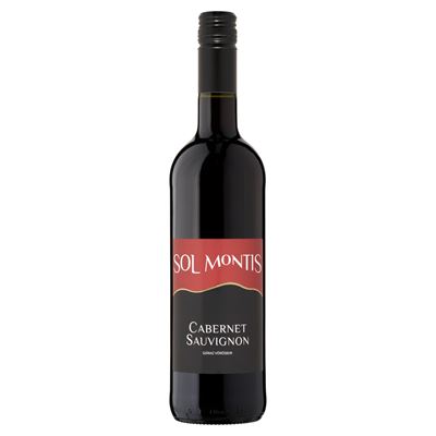 SOL MONTIS Cabernet Sauvignon Száraz Vörösbor 12,5% 750 ml