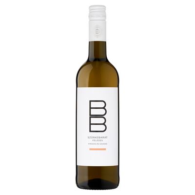 BB Szürkebarát Félédes Fehérbor 12% 750 ml
