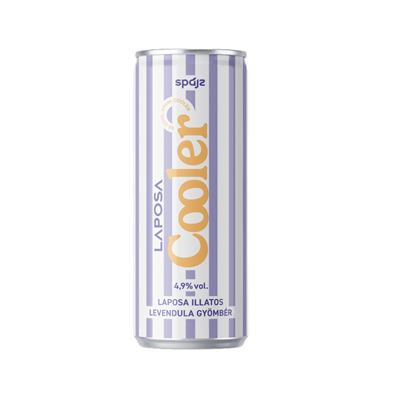 Laposa Cooler Illatos Levendula-Gyömbér Borkoktél 4,7% 250 ml