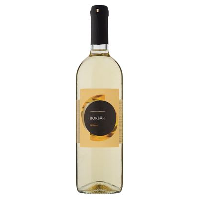 Borbár fehér félédes 10,5% 750 ml