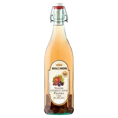 Bolyhos Vegyes Gyümölcs Ágyas Pálinka 50 % 12 x 1 l