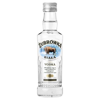 ZUBROWKA Żubrówka Biała vodka 37,5% 0,2 l