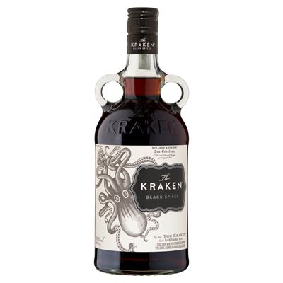 The KRAKEN Black Spiced Sötét Rum 40% 700 ml