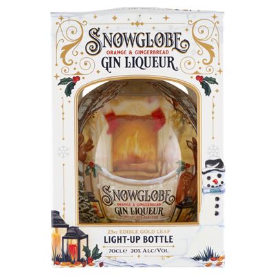 Snow Globe Orange & Gingerbread gin liquer 20% 0,7 l
