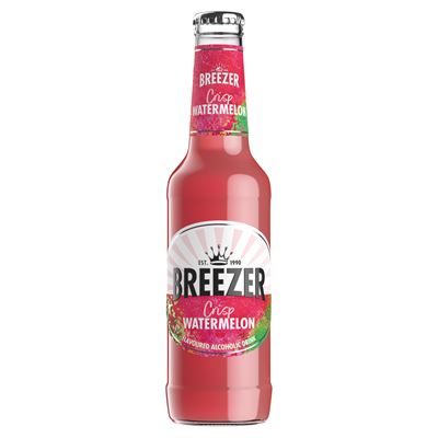 BREEZER Watermelon Görögdinnye-ízű Szénsavas Alkoholos Ital 4% 275 ml