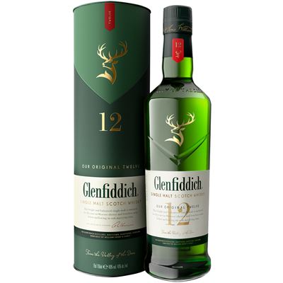 Glenfiddich 12 Éves Skót Single Malt Whisky 40 % 700 ml