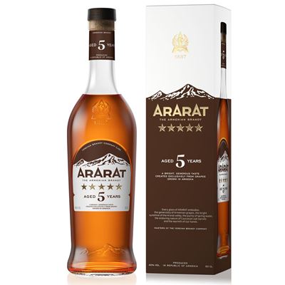 ARARAT 5 Éves Klasszikus Örmény Brandy 40% 700 ml