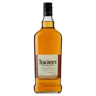 Teacher's Highland Cream Blended Scotch Whisky 40% 1 l