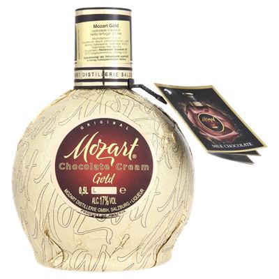 MOZART Gold Csokoládé Krémlikőr 17 % 6 x 0,5 l