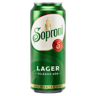 Soproni Klasszikus Világos Sör 4,5% 500 ml