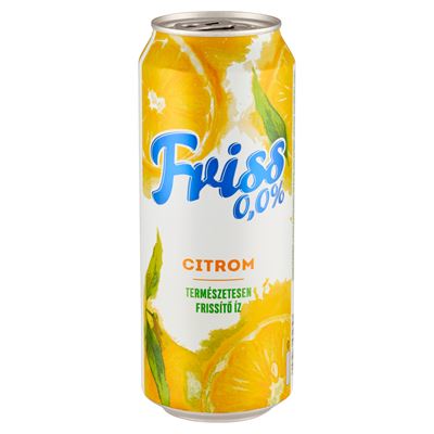BORSODI Friss Citrom Alkoholmentes Sör 0,0% Dobozos 500 ml