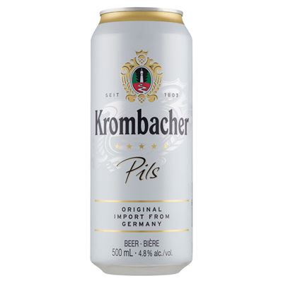 Krombacher Pils Világos Sör 4,8% 500 ml