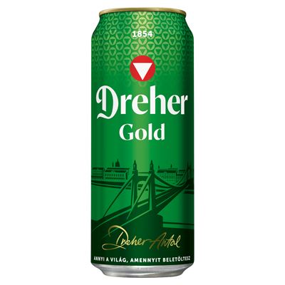 Dreher Gold minőségi világos sör 5% 500 ml
