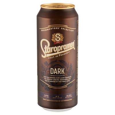 Staropramen Dark Minőségi Barna Sör 4,4% 500 ml