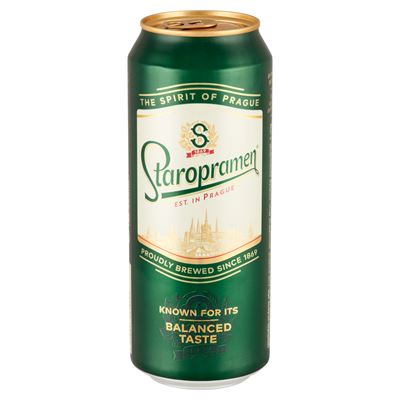 Staropramen Minőségi Szűretlen Dobozos Világos Sör 5 % 500 ml