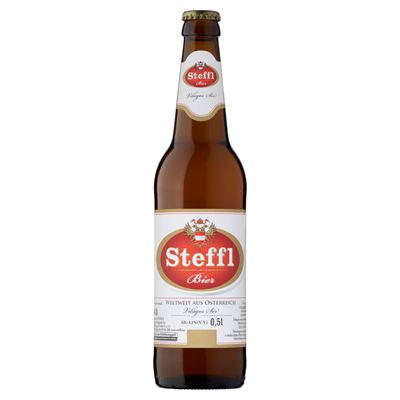 Steffl Világos Üveges Sör 4,1% 20 x 500 ml