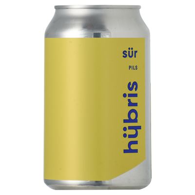 hübris Sür Világos Pilsner Dobozos Sör 4,8% 330 ml