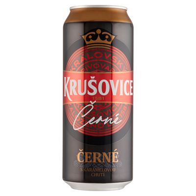 KRU©OVICE Krušovice Černé Import Barna Sör 3,8% 500 ml