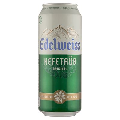 Edelweiss HEFETRÜB Original Szűretlen Világos Búzasör 5,1% 500 ml