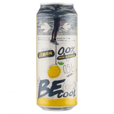 BEercool Alkoholmentes Sör és Citromos Üdítőital Keveréke 0,0% 500 ml