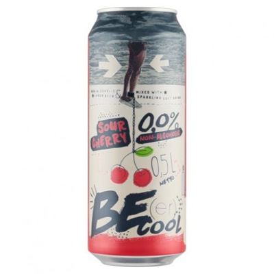 BEercool Alkoholmentes Sör és Meggyes Üdítőital Keveréke 0,0% 500 ml