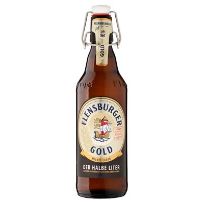 Flensburger GOLD Német Világos Sör 4,8 % 500 ml