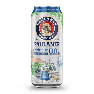 PAULANER Alkoholmentes Szüretlen Búzasör Dobozos 0,0% 500 ml