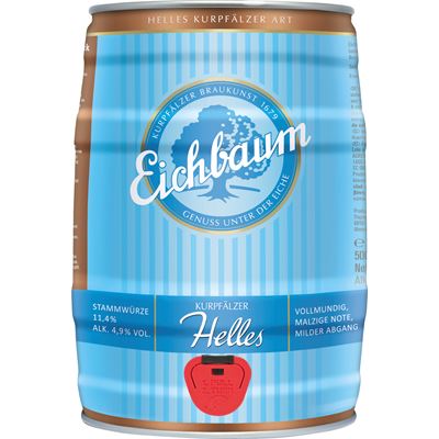 eichbaum helles hordó 4,9% 5L