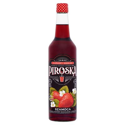 Piroska szamóca ízű gyümölcsszörp 700ml