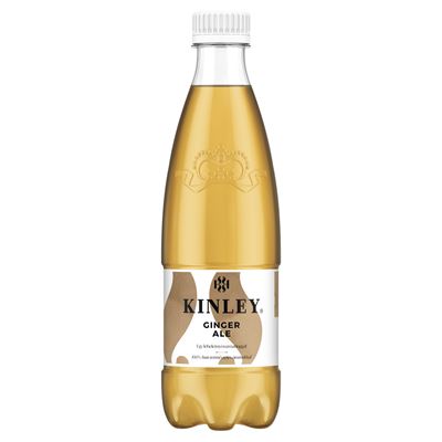 KINLEY Ginger Ale Szénsavas Üdítőital Gyömbér Ízesítéssel 500 ml