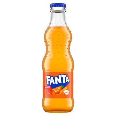 Fanta Narancs Szénsavas Üdítőital Visszaváltható Üvegben 24 x 250 ml