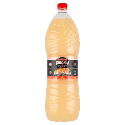 Piroska XXL Citrus-mix Grapefruit-citrom Ízű Gyümölcsszörp Cukorral és Édesítőszerekkel 2 l