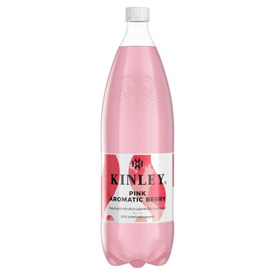 KINLEY Pink Aromatic Berry szénsavas, vegyes bogyós gyümölcsízű üdítőital 500 ml