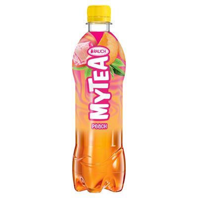 RAUCH MyTea Peach Jeges Tea Őszibarackos Üdítőital Fekete Teából 500 ml