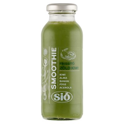 SIÓ Smoothie Frissítő Zöld Kiwi Vegyes Gyümölcsital Gyümölcsvelőkből 250 ml