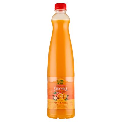 Piroska Fitt Light narancs ízű gyümölcsszörp édesítőszerekkel, C-vitaminnal 0,7 l