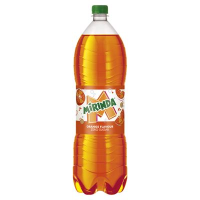 MiRiNDA Zero Energiamentes Narancsízű Szénsavas Üdítőital Édesítőszerekkel 2 l