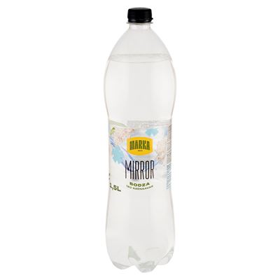 MIRROR Márka Mirror bodzaízű energiamentes szénsavas üdítőital édesítőszerekkel 1,5 l
