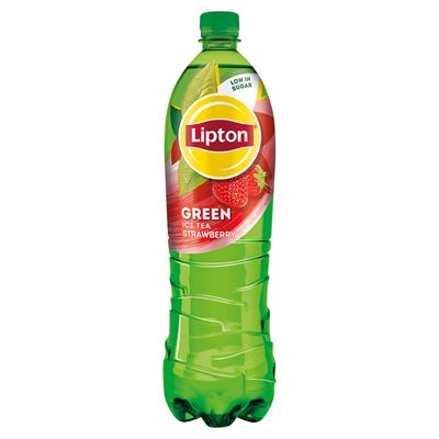 Lipton Zöld Tea Alacsony Cukortartalmú Eper ízű Szénsavmentes Üdítőital 1,5 l