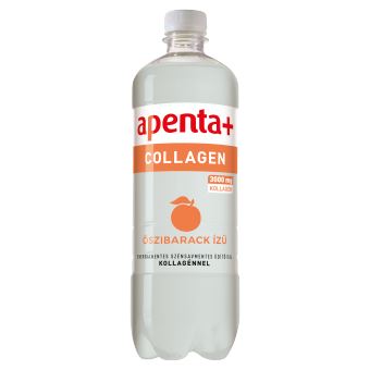 apenta + Collagen őszibarack ízű energiamentes szénsavmentes üdítőital kollagénnel 750 ml
