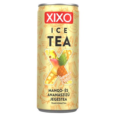 XIXO ice tea summer edition mangó- és ananászízű jegestea 250 ml
